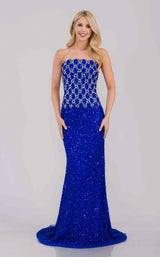 3 of 9 Amelia Couture IN2001 Royal Blue