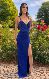 4 of 9 Amelia Couture IN2004 Royal Blue