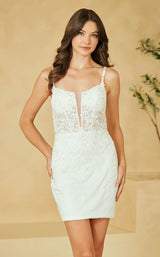 8 of 12 Amelia Couture JQ1100S White