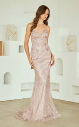 9 of 20 Amelia Couture JQ1101 Dusty Rose