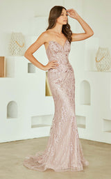 11 of 20 Amelia Couture JQ1101 Dusty Rose