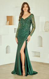 1 of 17 Amelia Couture JQ1102 Emerald