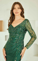 2 of 17 Amelia Couture JQ1102 Emerald