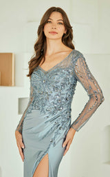 7 of 17 Amelia Couture JQ1102 Grey