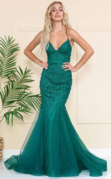 3 of 16 Amelia Couture SU066 Emerald Green