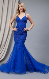 6 of 16 Amelia Couture SU066 Royal Blue