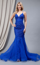 14 of 16 Amelia Couture SU066 Royal Blue