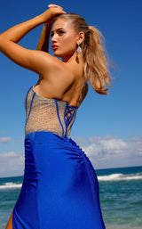 10 of 11 Amelia Couture SU069 Royal/Black