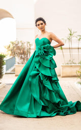 2 of 5 Amelia Couture SU085 Emerald Green