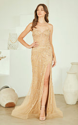 4 of 15 Amelia Couture SU091 Champagne
