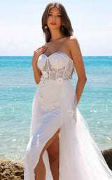 7 of 15 Amelia Couture TM1002 White