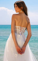 13 of 15 Amelia Couture TM1002 White