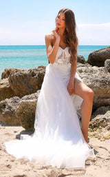 5 of 15 Amelia Couture TM1002 White