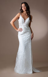 7 of 12 Amelia Couture TM1016 White