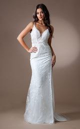 8 of 12 Amelia Couture TM1016 White