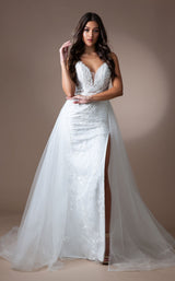 5 of 12 Amelia Couture TM1016 White