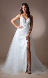 4 of 12 Amelia Couture TM1016 White