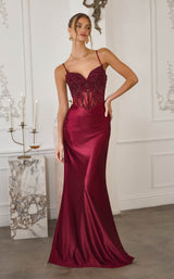 2 of 10 Amoris T819 Burgundy
