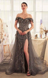 1 of 2 Andrea and Leo A1375 Dark Silver