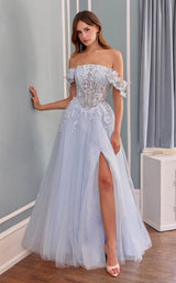 1 of 6 Andrea and Leo A1512 Light-Blue