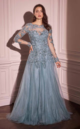 1 of 5 Andrea and Leo MA108 Dusty Blue