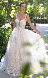 2 of 4 Andrea and Leo WL058 Off White/Nude