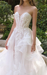 2 of 4 Andrea and Leo WL059 Off White/Nude