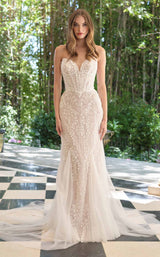 1 of 5 Andrea and Leo WL060 Off White/Nude