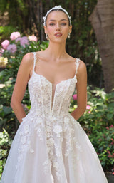 2 of 5 Andrea and Leo WL063 Off White/Nude