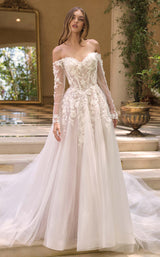 2 of 6 Andrea and Leo WL067 Off White/Nude