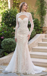 1 of 6 Andrea and Leo WL071 Off White/Nude