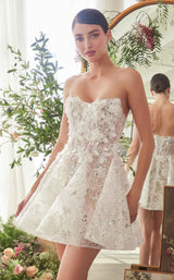 2 of 2 Andrea and Leo WL082 Off White/Nude