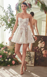 1 of 2 Andrea and Leo WL082 Off White/Nude