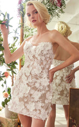 2 of 4 Andrea and Leo WL085 Off White/Nude