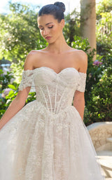 3 of 5 Andrea and Leo WL090 Off White/Nude