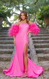 1 of 2 Ava Presley 28287 Neon Hot Pink