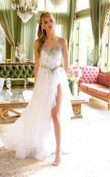 4 of 20 Ava Presley 29189 White-Silver