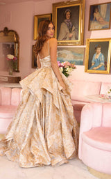 5 of 5 Ava Presley 40049 White/Gold