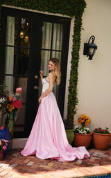 8 of 8 Ava Presley 40088 Off White/Light Pink