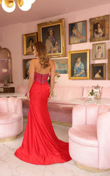 7 of 7 Ava Presley 40114 Red/Fuchsia