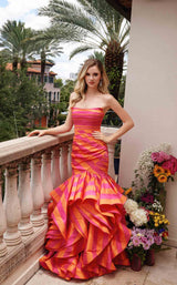2 of 5 Ava Presley 40119 Orange-Pink