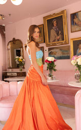 16 of 21 Ava Presley 40148 Aqua/Green/Orange