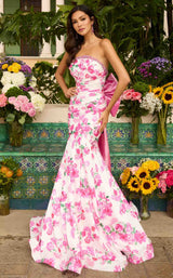 1 of 6 Ava Presley 42244 White-Pink