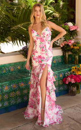 1 of 6 Ava Presley 42258 White-Pink