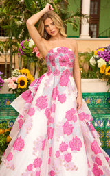 6 of 9 Ava Presley 42292 White/Hot Pink