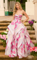 5 of 10 Ava Presley 42293 White/Hot Pink