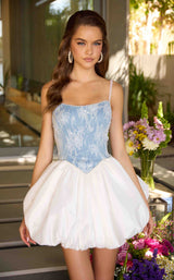 2 of 9 Ava Presley 42409 Denim-Blue/White