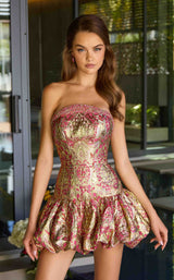 11 of 13 Ava Presley 42416 Fuchsia/Gold
