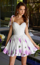 6 of 9 Ava Presley 42432 White/Lilac