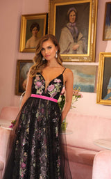 4 of 7 Ava Presley 47013 Black Multi